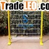 Protable decorative PVC powder spray wire mesh fence
