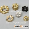 hex slotted nut