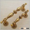 Golden antique copper European door konb