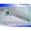 Chrome Plated Adjustable Wrench Half Polished