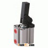 pneumatic line type lever cylinder