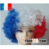 football fans wigs
