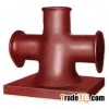 Ship cruciform bollard for mooring