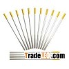 Lanthanated tungsten electrode