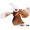 Ship four blade propeller