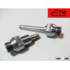 Male threaded shank diamond glass core drill bit