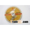 Depressed center grinding wheel