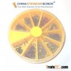 Yellow ABS Optical Screw Wheel Kits