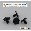 Black Oxided Stainless Steel Micro Hex Screw