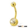 belly button ring with jewelry/surgical steel body jewelry