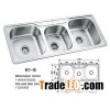Trible Bowl Kitchen Sink