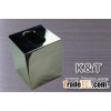 Stainless steel square tissue boxes