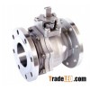 2 pc flange ball valve