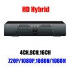 Hybrid HD DVR AHD CVI IP and CCTV mode 1080P 960P 720P