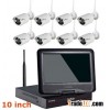 8CH WIFI 10inch WIFI Real Plug and Play LCD NVR Kit
