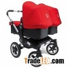 Bugaboo Donkey Twin Extendable Silver Complete Stroller