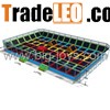 Customized size cheap high jump trampoline park for sale