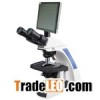 LCD Biological Microscope, 5.0M CMOS, 9.7''LCD, 40X~1000X