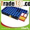 Large kids play center commercial used trampoline park for s