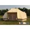 double bell tent with extra high door