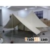 bell tent with car awning