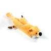 Plush Fox Stuffing Free Soft Dog Toy