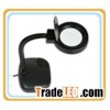 Black Glass Desktop Magnifying Lamp With LED