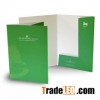 cheap bulk green paper  folders printing