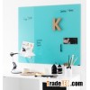 Colored magnetic glass board