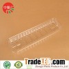 clear disposable PET plastic fruit food tray