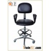 Antistatic Black Leather/Foam ESD PU Chair , Cleanroom ESD C