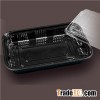 black food packaging container boxes