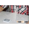 Shirt button camera lens for poker analyzer