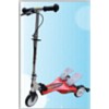 Aluminum material patent kids twin tail scooter