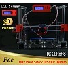 High Quality Precision Prusa i3 LCD Acquired DIY 3d printer
