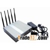 5 Band Adjustable 3G 4G Cellphone Jammer with Remote Control