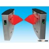 Flap turnstile with access control system