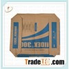 Brown paper cement mortar bag with valve
