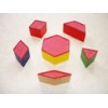 Pattern Block Rubber Stamps