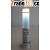 Multi-function audible and visible alarm flashlight