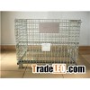 material handling wire mesh cage for warehouse storage