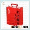 Flat handle kraft paper bag