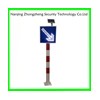 solar trafic sign post informative sign