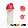 700ml plastic protein shaker bottle with plastic blender (KL