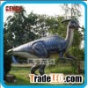Theme park garden decor fiberglass dinosaur sculpture