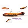 Top Shrimp yellow fishing lure ball bearing inside