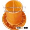 Plastic hanging chicken feeders