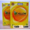 IK Yellow Copy Paper 80gsm size A4