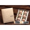 Fashion 100% recycled rigid truffle candy boxes supplier