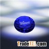 Etched Blue Crystal Diamond With Logo Sandblasting On Surface